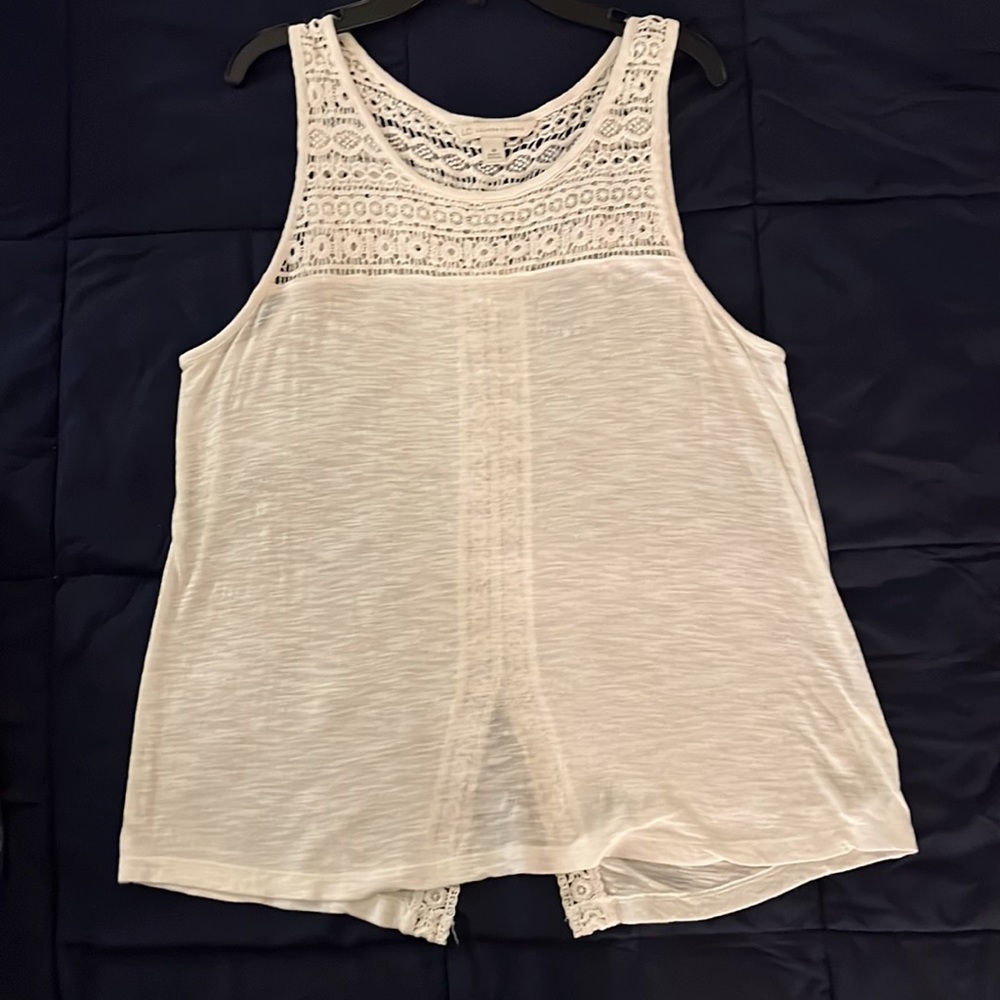Sheer White Sleeveless Top